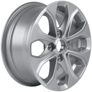 Platišča iz lahke zlitine 14" z 8 kraki, srebrne barve